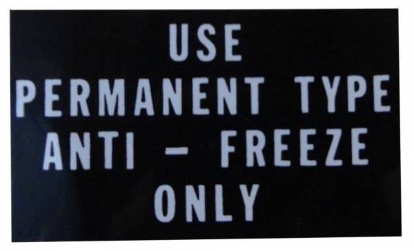 Rubber The Right Way - Antifreeze Decal