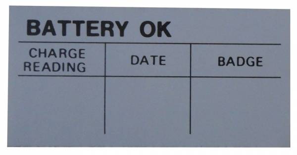 Rubber The Right Way - Battery Test OK Decal