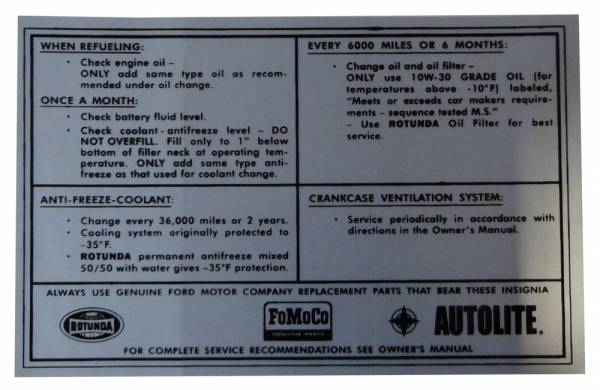 Rubber The Right Way - Service Specification Decal