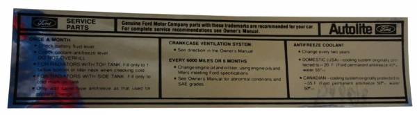 Rubber The Right Way - Service Specification Decal