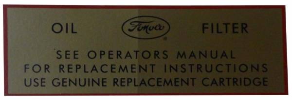 Rubber The Right Way - Oil Filter Canister Decal