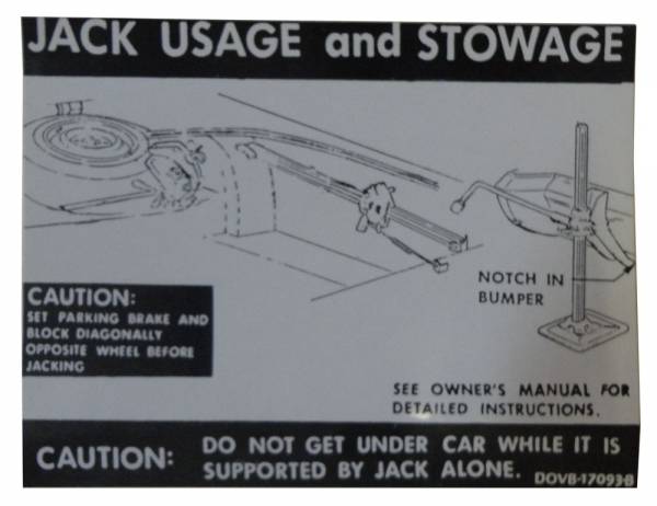 Rubber The Right Way - Jack Instructions Decal