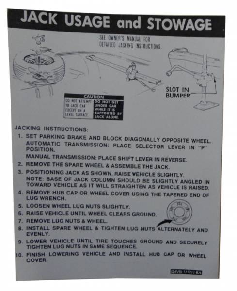 Rubber The Right Way - Jack Instructions Decal