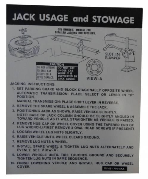Rubber The Right Way - Jack Instructions Decal