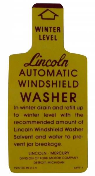 Rubber The Right Way - Windshield Washer Bottle Bracket Decal