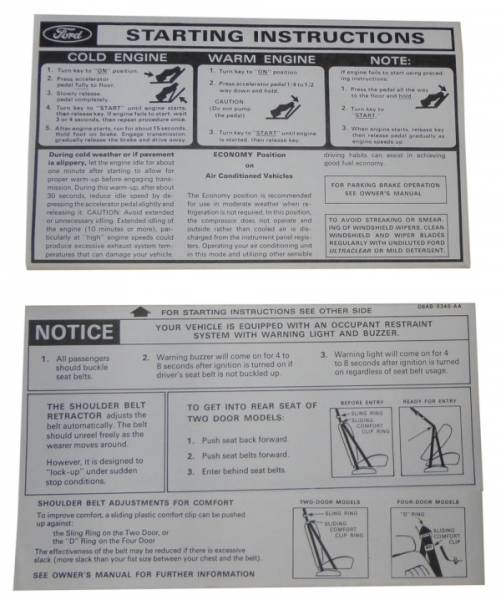 Rubber The Right Way - Start Instructions - On Sun Visor