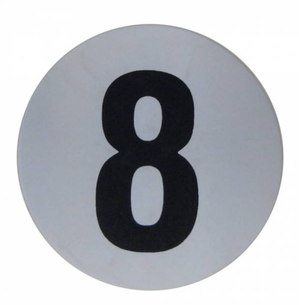 Rubber The Right Way - Assembly Line Production Day Window Sticker - "8"