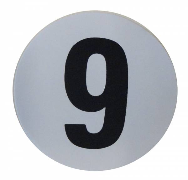 Rubber The Right Way - Assembly Line Production Day Window Sticker - "9"