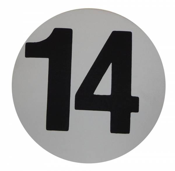 Rubber The Right Way - Assembly Line Production Day Window Sticker - "14"