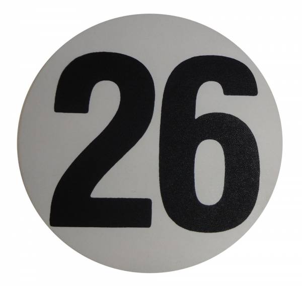 Rubber The Right Way - Assembly Line Production Day Window Sticker - "26"