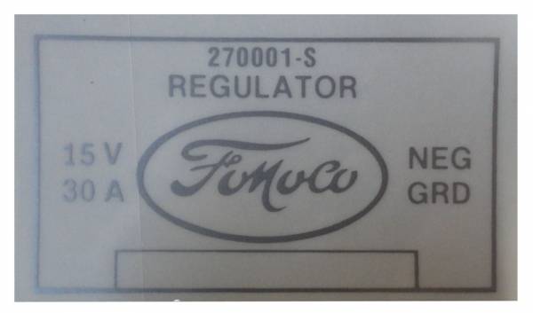 Rubber The Right Way - Voltage Regulator Decal