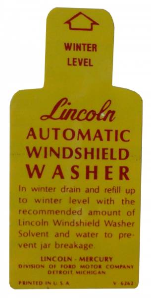 Rubber The Right Way - Windshield Washer Bottle Bracket Decal