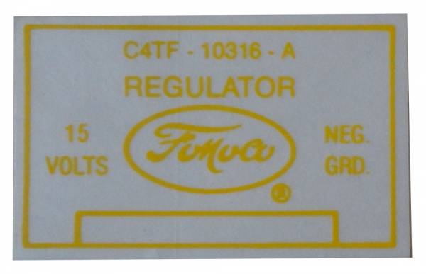 Rubber The Right Way - Voltage Regulator Decal