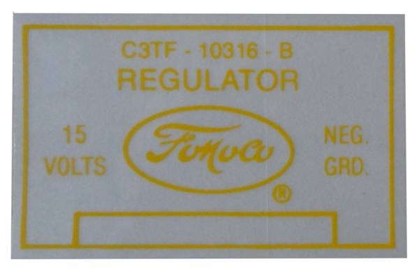 Rubber The Right Way - Voltage Regulator Decal