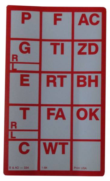 Rubber The Right Way - Windshield Inspection Decal