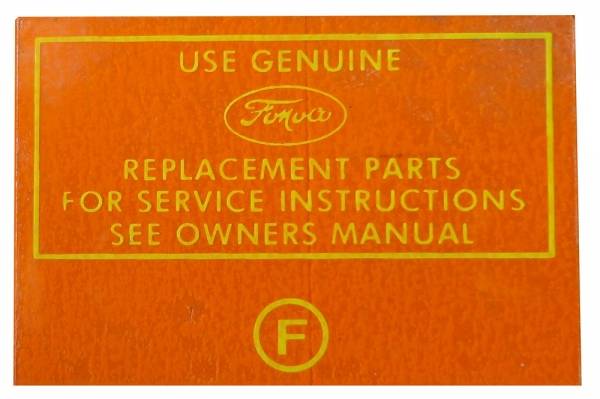 Rubber The Right Way - Transmission Filter Decal