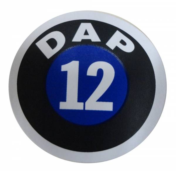 Rubber The Right Way - Assembly Line Production Day Window Sticker - "12"