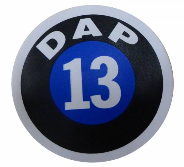 Rubber The Right Way - Assembly Line Production Day Window Sticker - "13"