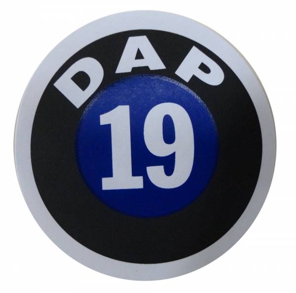 Rubber The Right Way - Assembly Line Production Day Window Sticker - "19"