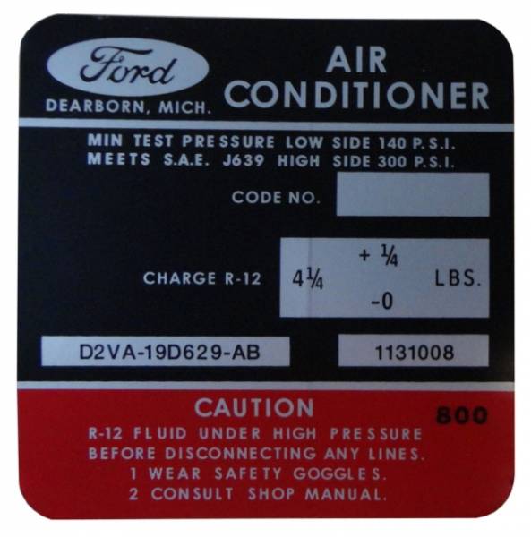 Rubber The Right Way - AC Compressor Decal