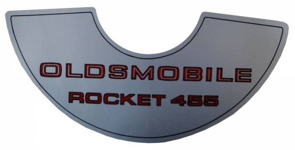 Rubber The Right Way - "Rocket 455" Air Cleaner Decal