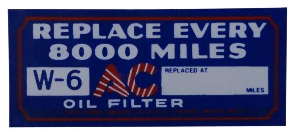 Rubber The Right Way - Oil Filter Decal