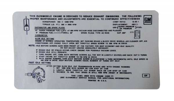 Rubber The Right Way - Emission Decal - 455-4V