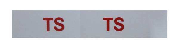 Rubber The Right Way - "TS" Engine Code Decal