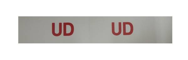 Rubber The Right Way - "UD" Engine Code Decal