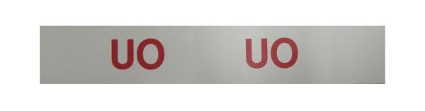 Rubber The Right Way - "UO" Engine Code Decal