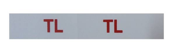 Rubber The Right Way - "TL" Engine Code Decal
