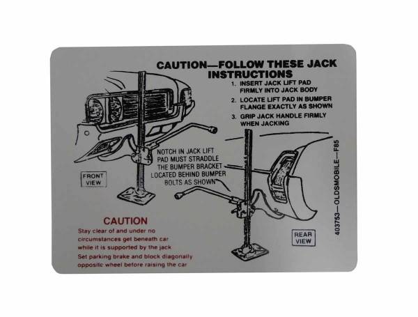 Rubber The Right Way - Jack Instructions Decal