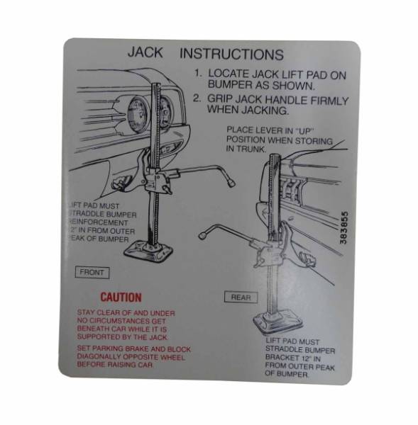 Rubber The Right Way - Jack Instructions Decal
