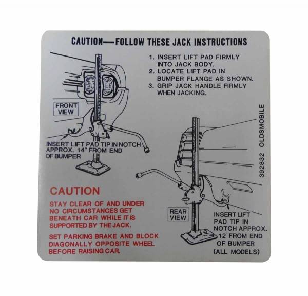 Rubber The Right Way - Jack Instructions Decal