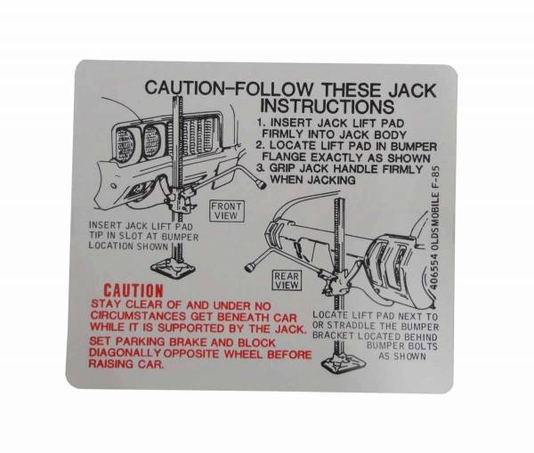 Rubber The Right Way - Jack Instructions Decal
