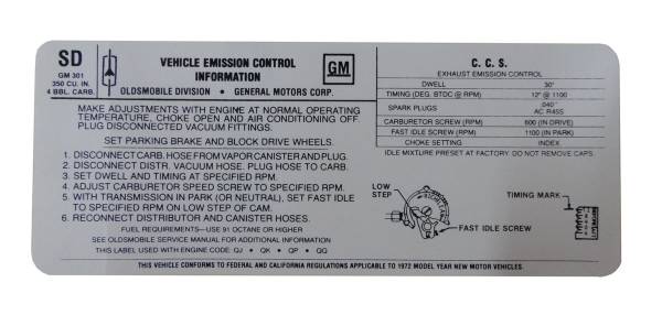 Rubber The Right Way - Emission Decal - 350-4V