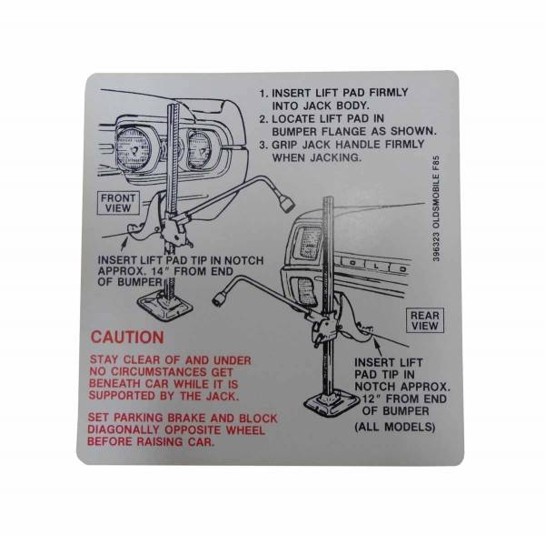 Rubber The Right Way - Jack Instructions Decal