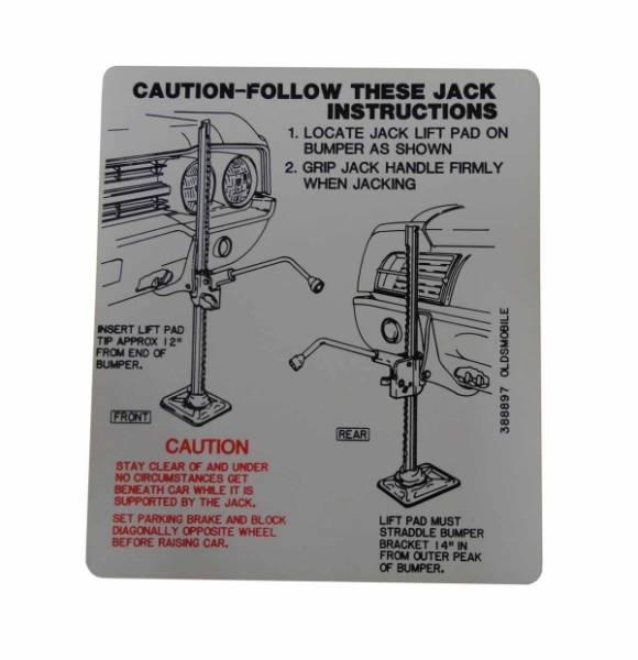 Rubber The Right Way - Jack Instructions Decal