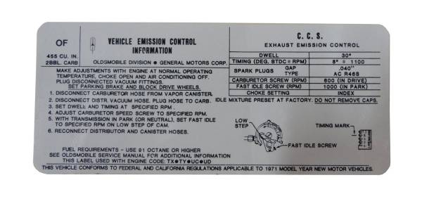 Rubber The Right Way - Emission Decal - 455-2V