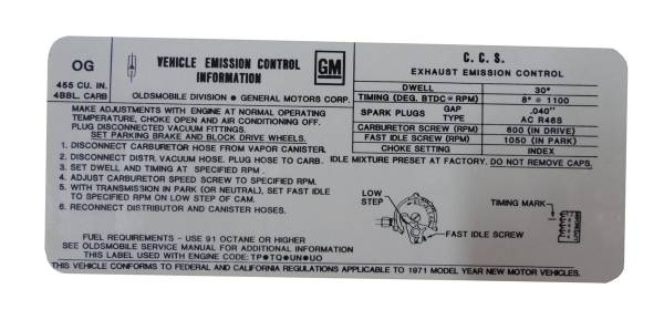 Rubber The Right Way - Emission Decal - 455-4V