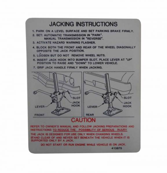 Rubber The Right Way - Jack Instructions Decal