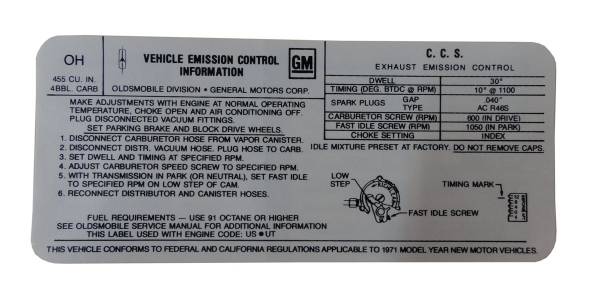 Rubber The Right Way - Emission Decal - 455-4V