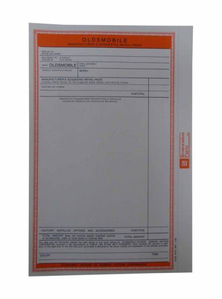 Rubber The Right Way - New Car Window Price Sheet