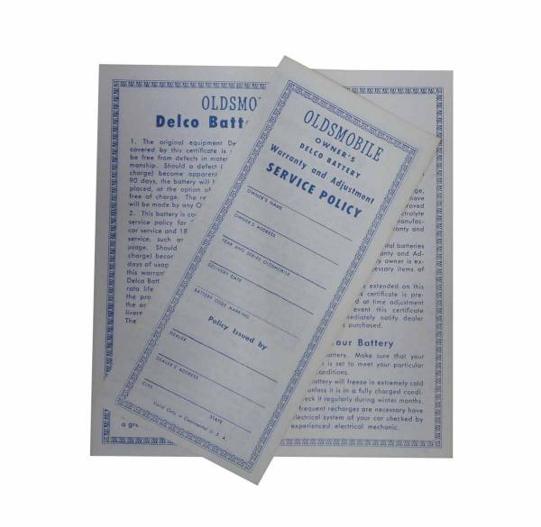 Rubber The Right Way - Battery Warranty Certificate