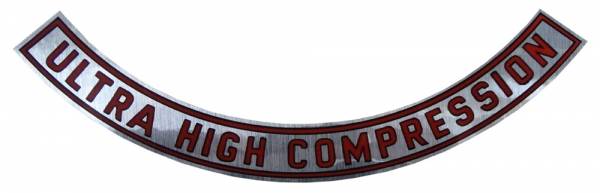 Rubber The Right Way - "Ultra High Compression" Decal