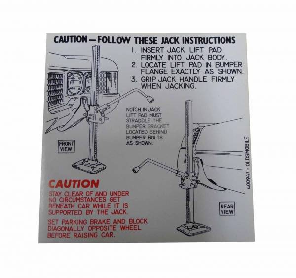 Rubber The Right Way - Jack Instructions Decal