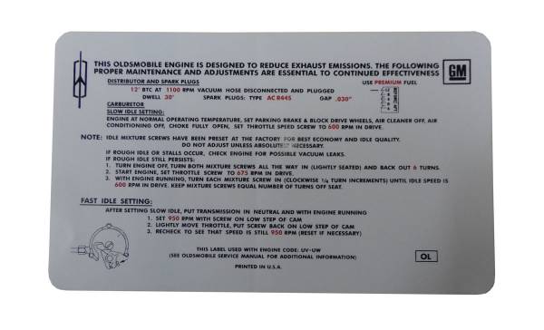 Rubber The Right Way - Emission Decal - 455-4V