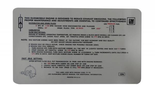 Rubber The Right Way - Emission Decal - 455-2V