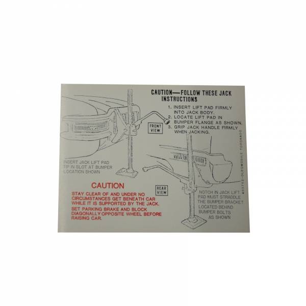 Rubber The Right Way - Jack Instructions Decal