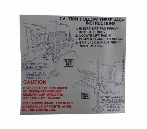 Rubber The Right Way - Jack Instructions Decal